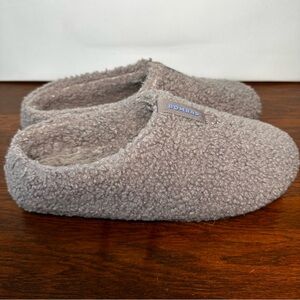 Sunday Slipper Women's Size 8 Pinkish Purple Grey Mauve Taupe EUC